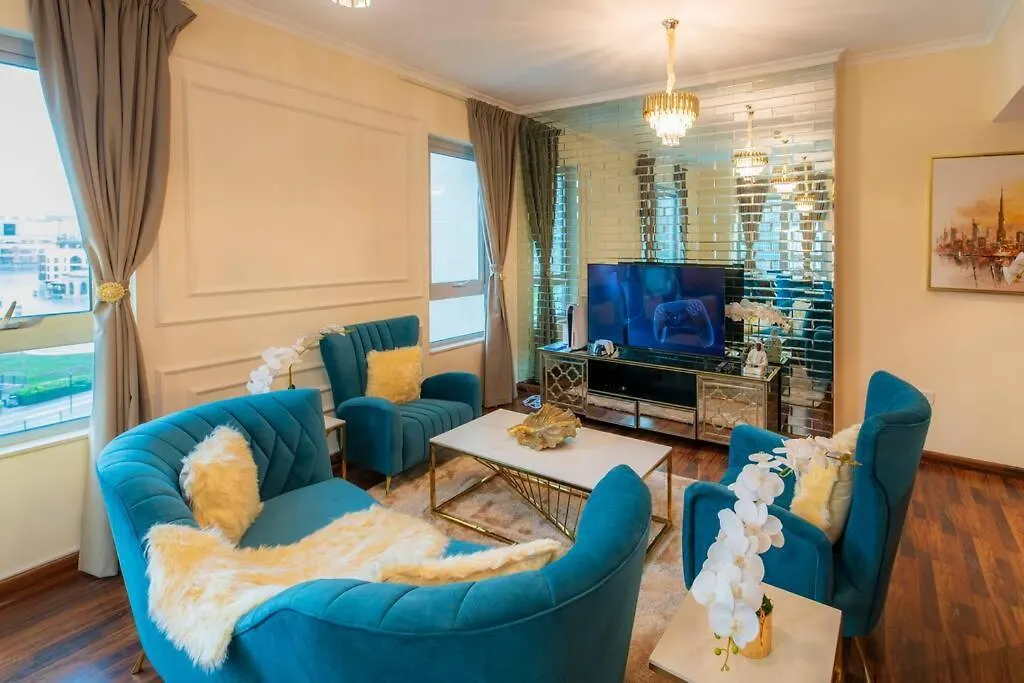 Apartment First Class 2Br With Full Burj Khalifa And Fountain View Dubai