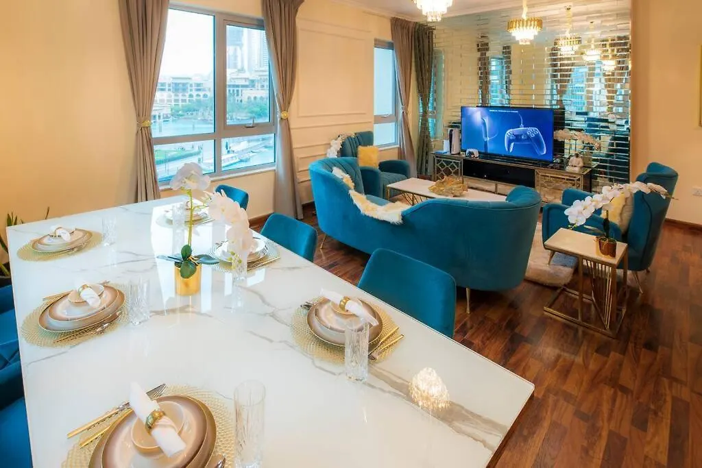 Apartment First Class 2Br With Full Burj Khalifa And Fountain View Dubai